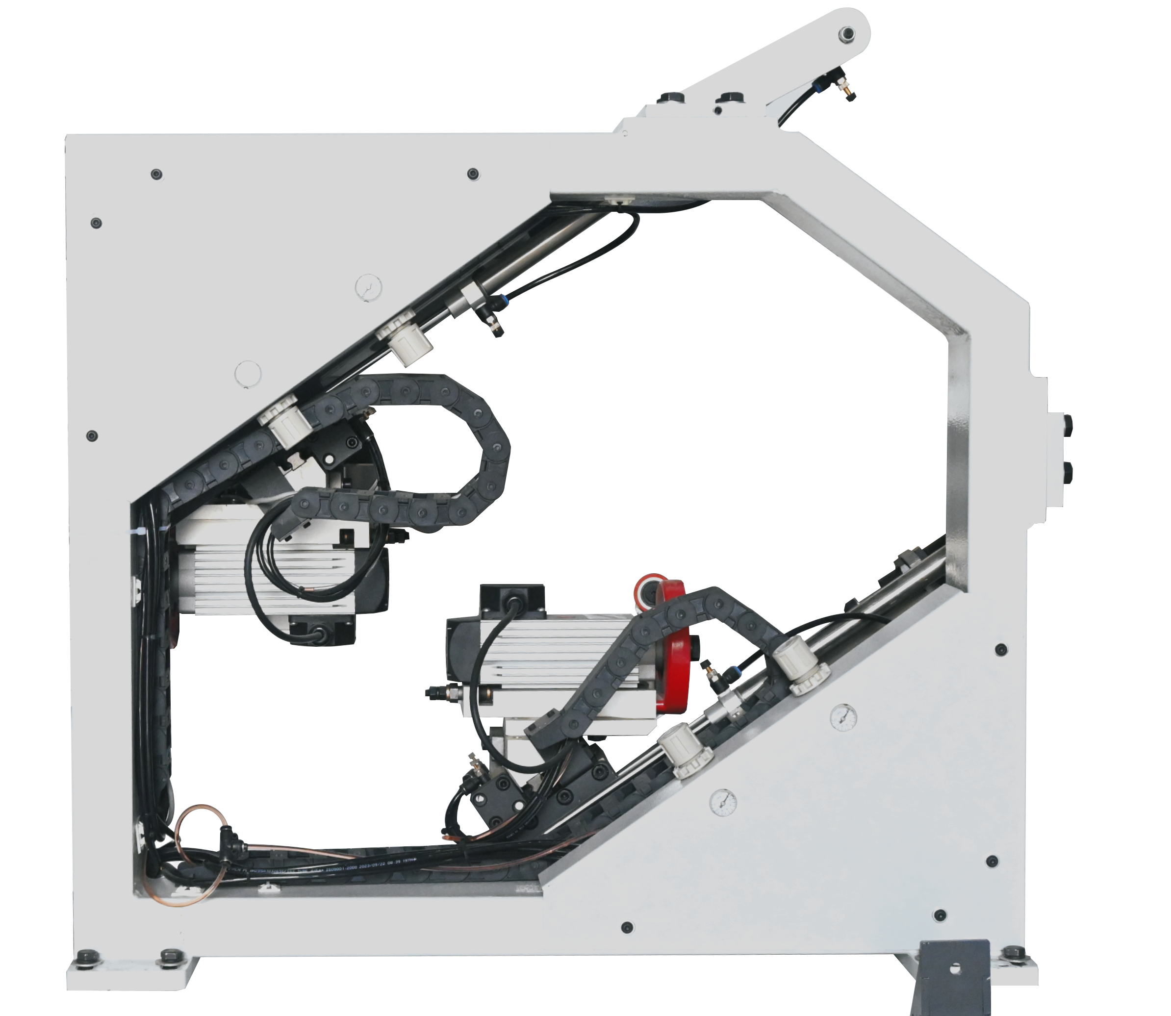 Double rail end cutting unit​ of automatic edge bander machine
